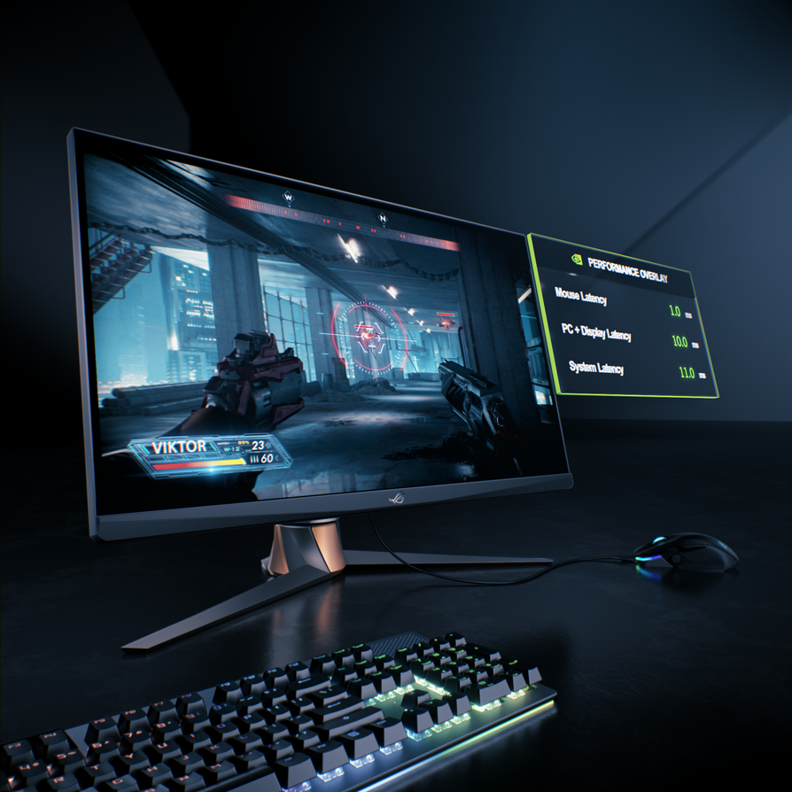 ROG Swift 360Hz PG27AQN NVIDIA® esports monitor